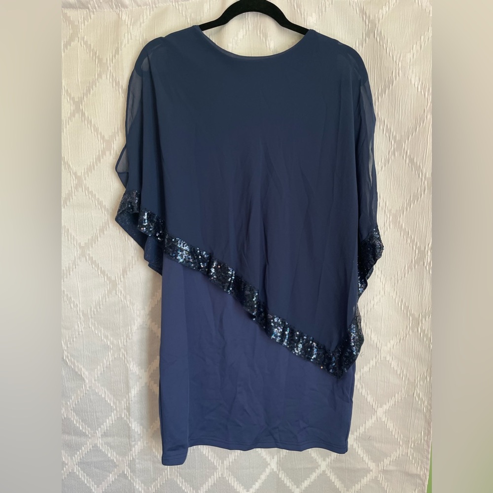 Party Dress, Dresses, Navy Blue, Medium